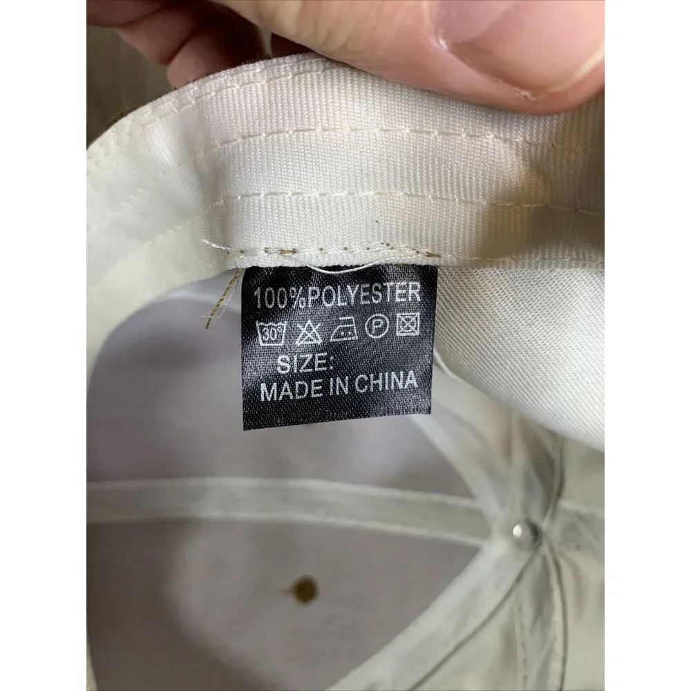 Faux Suede Brown Ball Cap Adj Hook & Loop Closure 100% Polyester Lightweight - Picture 6 of 9